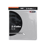 BCW Gaming Z-FOLIO 12-Pocket LX Album White Holds 480 Cards Zipper Closure