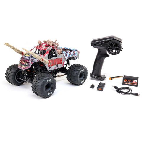 Losi LOS01026T4 1/18 Mini LMT Zombie 2S 4X4 RTR Brushed Monster Truck