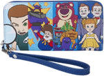 Loungefly Pixar Toy Story Villians Zip Around Wristlet Wallet