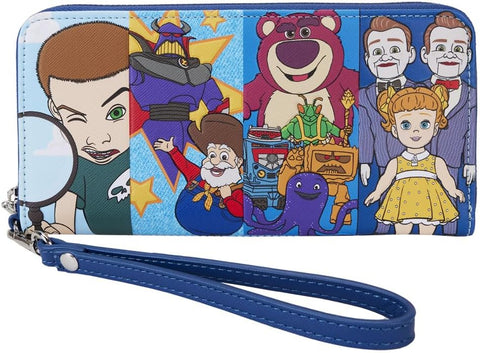 Loungefly Pixar Toy Story Villians Zip Around Wristlet Wallet