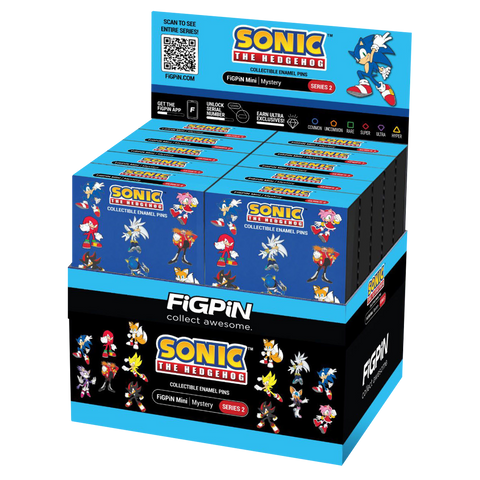 Sonic the Hedgehog Series 2 FiGPiN Mystery Mini Box of 10