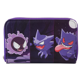 Loungefly Pokemon Gengar Evolution Zip Around Wallet