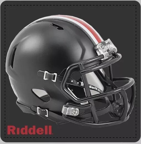 Ohio State Buckeyes Alternative Black Riddell Mini Helmet