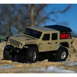 Axial AXI00005T1 SCX24 Jeep Gladiator RC Truck 1/24 4WD Rock Crawler RTR Beige