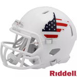 West Virginia Mountaineers Stars and Stripes Mini Speed Helmet