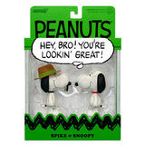 Snoopy & Spike Peanuts Super7 Reaction Action Figure (2 pack)