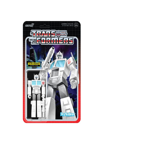 Optimus Prime (Ultra Magnus) The Transformers Super7 Reaction Action Figure