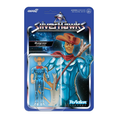 Bluegrass Silverhawks Super7 Reaction Action Figure