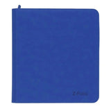 BCW Gaming Z-FOLIO 12-Pocket LX Album Blue Holds 480 Cards Zipper Closure