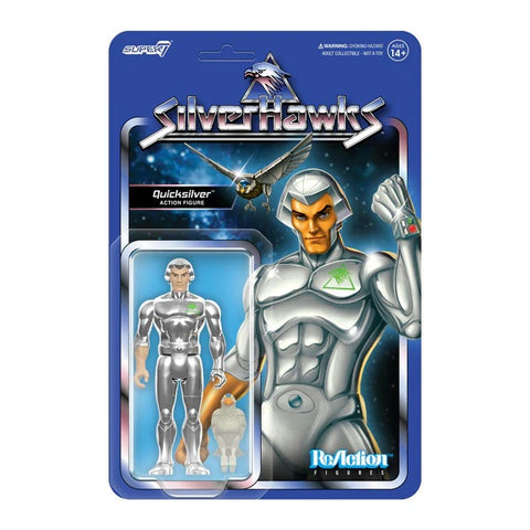 Quicksilver Silverhawks Super7 Reaction Action Figure