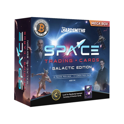 2025 Cardsmiths Space Series 1 Currency Trading Cards Mega Box