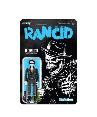 Rancid Skeletim Hat Super7 Reaction Action Figure