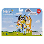 Bluey & Family 4 Pack of 2.5-3" Possable Figures