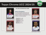 2024/25 Topps UEFA Club Competitions Chrome Soccer Hobby Box