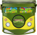 Loungefly Teenage Mutant Ninja Turtles 40th Anniversary Wagon Figural Crossbody Bag