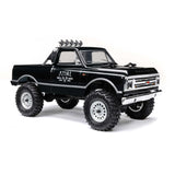 Axial AXI0001V2T4 1/24 SCX24 1967 Chevrolet C10 4WD Brushed Truck RTR, Black