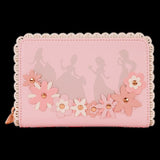 Loungefly Disney Princess Floral Lace Zip Around Wallet