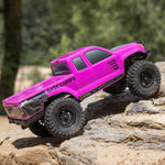 AXIAL AXI-1219T3 1/24 SCX24 Base Camp 4WD Rock Crawler Brushed RTR with Battery & Charger, Pink