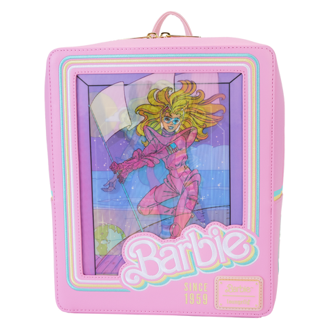 Loungefly Barbie Dall Box Triple Lenticular Mini Backpack