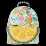 Loungefly Tropical Lemon Floral Mini Backpack