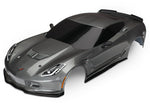 Traxxas 8386A Body Chevrolet Corvette Z06 Graphite painted decals applied