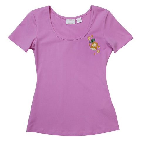 Loungefly Stitch Shoppe Disney Rapunzel Lanterns Kelly T Shirt XL-X-Large