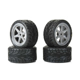 Pro-Line Racing PRO1030810 Avenger Tire Mounted on Overdrive Gray Wheel 8mm Hex (4): Losi Race Car