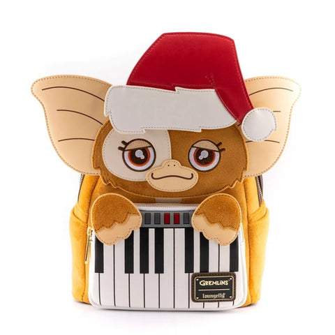 Loungefly Gremilns Gizmo Holiday Cosplay W/ Removable Hat Mini Backpack