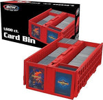 BCW 1600 ct 2 Row Collectible Card Bin Red