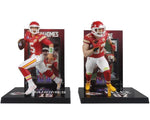 Patrick Mahomes Travis Kelce SB LVIII Chiefs Mcfarlane 2 Pack Legacy Figure