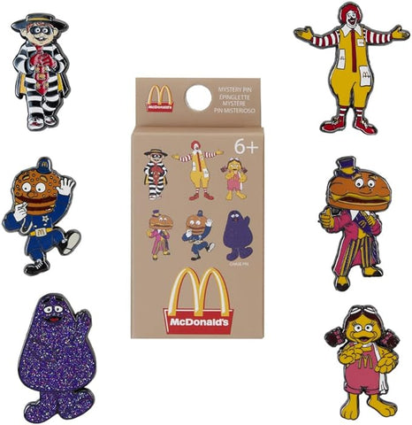 Loungefly McDonalds Character Mystery Box pins (One Random Pin)