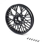Losi LOS46000 Front Wheel Set Black Promoto
