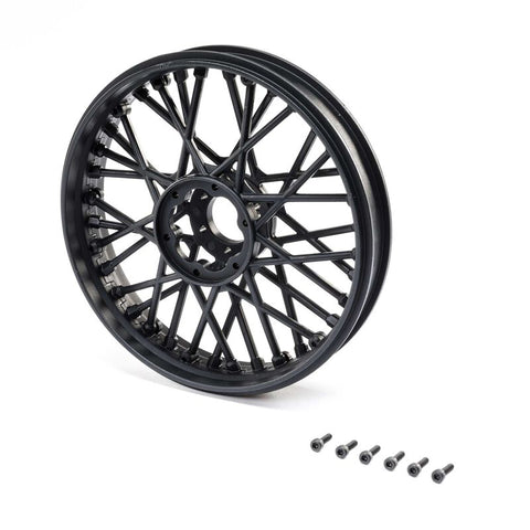 Losi LOS46000 Front Wheel Set Black Promoto