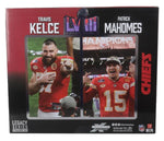 Patrick Mahomes Travis Kelce SB LVIII Chiefs Mcfarlane 2 Pack Legacy Figure