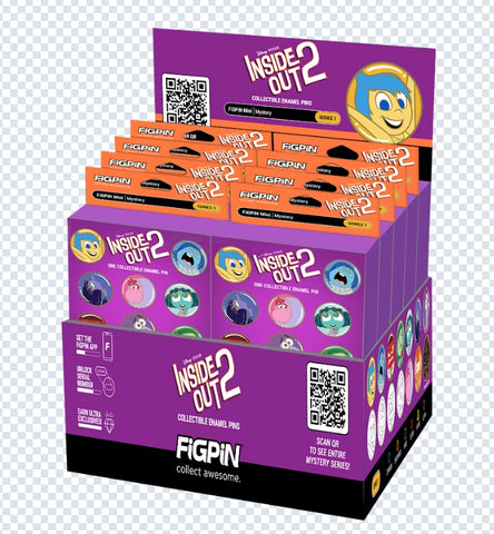 FiGPiN Inside Out 2 Series 1 FiGPiN Mystery Mini Box of 10