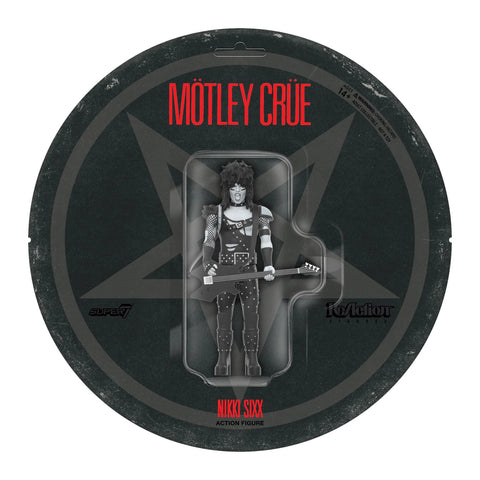 Nikki Sixx Motley Crue Shout At The Devil Super7 Reaction Figure