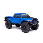 AXIAL AXI-1219T2 1/24 SCX24 Base Camp 4WD Rock Crawler Brushed RTR with Battery & Charger, Blue