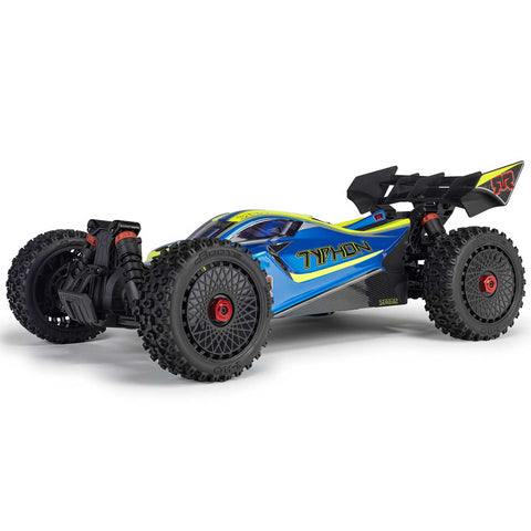 ARRMA Typhon ARA4306V4T4 223S 2S 3S Brushless 1/10 4x4 Buggy Blue Yellow