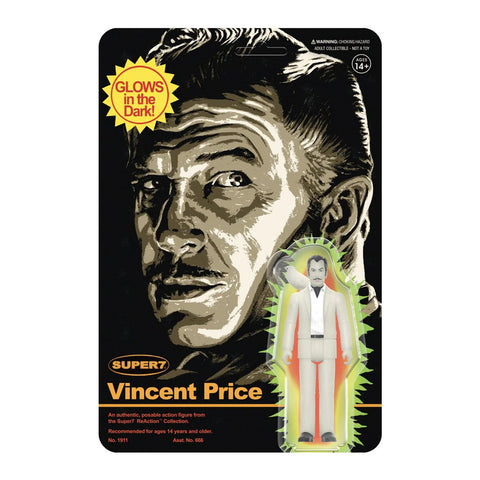 Vincent Price Super 7 Reaction Monster Glow Action Figure