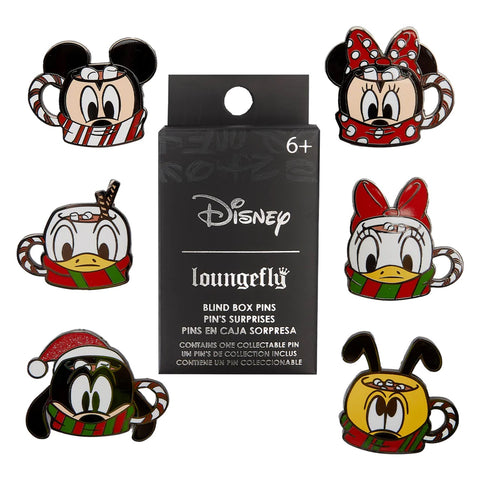 Loungefly Disney Mickey & Friends Hot Cocoa Blind Box Pins (One Random Pin)