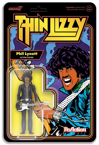 Phil Lynott Thin Lizzy super7 Reaction Action Figure