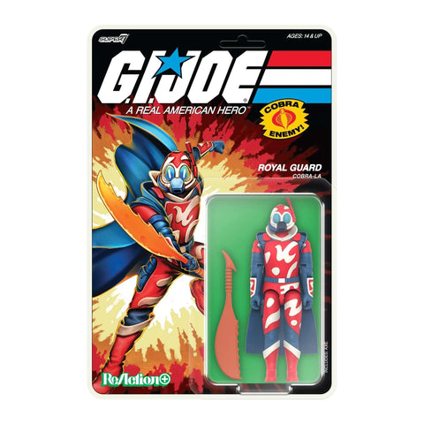 G.I. Joe Royal Guard Cobra-La Super7 Reaction + Action Figure