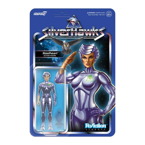 Steelheart Silverhawks Super7 Reaction Action Figure