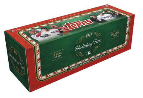 2025 Topps Holiday Tins Baseball Box