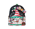 Loungefly Disney Nightmare Before Christmas Journey To Christmas Town Mini Backpack Glows in Dark