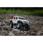 Axial AXI00005V2T4  1/24 SCX24 Jeep JT Gladiator 4WD Rock Crawler Brushed RTR, White