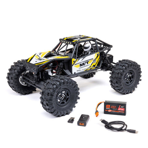 Axial AXI-1750T2 1/18 UTB18 Capra 4WS 4WD Trail Buggy RTR with Battery & Charger, Yellow