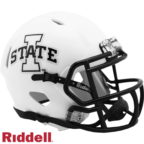 Iowa State Cyclones White NCAA Speed Riddell Mini Helmet New in Box