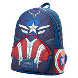 Loungefly Marvel Captain America: Brave New World Zip Around Mini Backpack