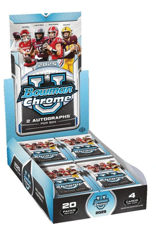2025 Bowman Chrome U Football Hobby Box